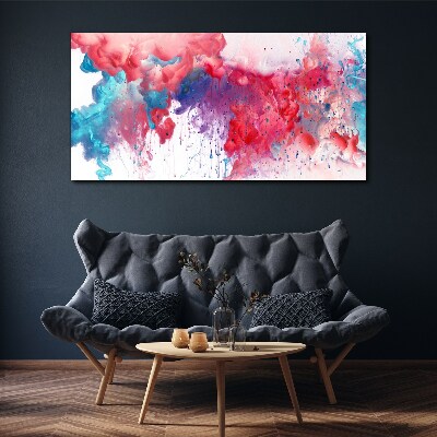 Colorful Swirls Print on canvas