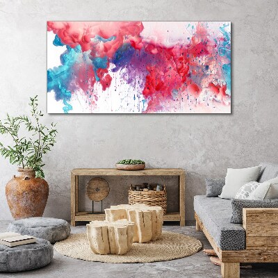Colorful Swirls Print on canvas