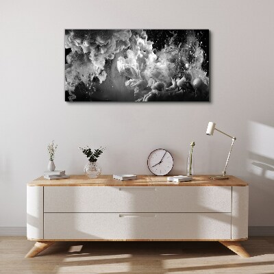 Abstract ink Canvas Wall art