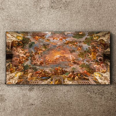 Heaven and earth in harmony Print on canvas