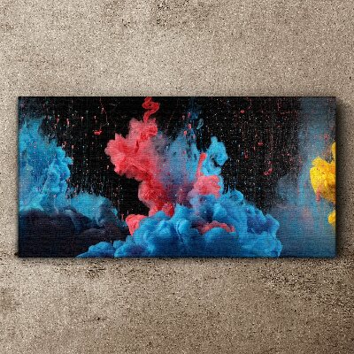 Abstract ink Canvas Wall art