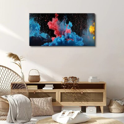 Abstract ink Canvas Wall art