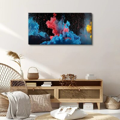 Expression of colorful clouds Print on canvas