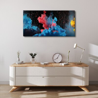 Abstract ink Canvas Wall art