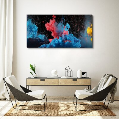 Expression of colorful clouds Print on canvas