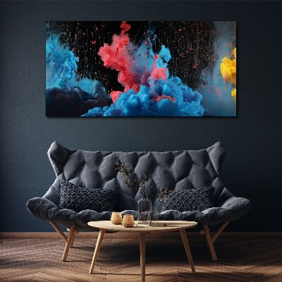 Abstract ink Canvas Wall art