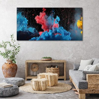 Abstract ink Canvas Wall art