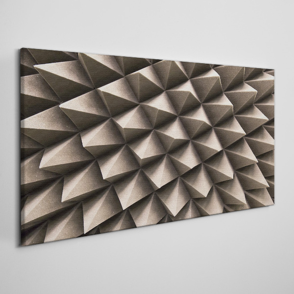 Geometry of three-dimensional forms Canvas wall art