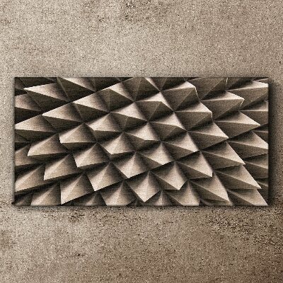 Geometry of three-dimensional forms Canvas wall art