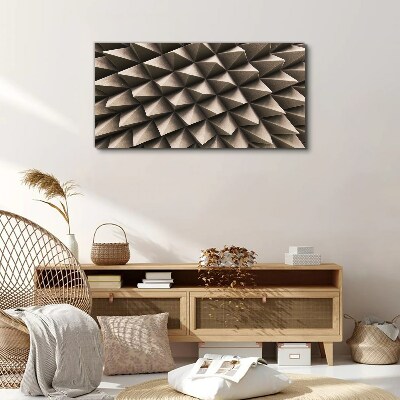 Geometry of three-dimensional forms Canvas wall art