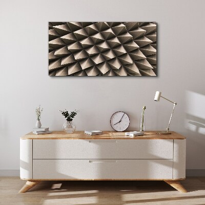 Geometry of three-dimensional forms Canvas wall art