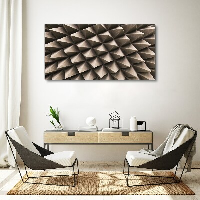 Geometry of three-dimensional forms Canvas wall art