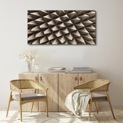 Geometry of three-dimensional forms Canvas wall art