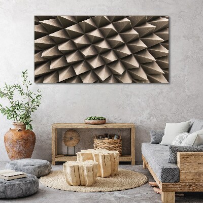 Geometry of three-dimensional forms Canvas wall art