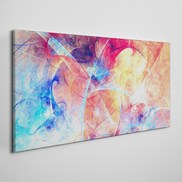 Abstract colors in motion Canvas wall art
