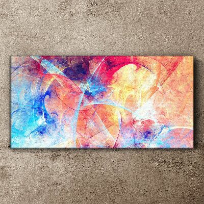 Abstract colors in motion Canvas wall art