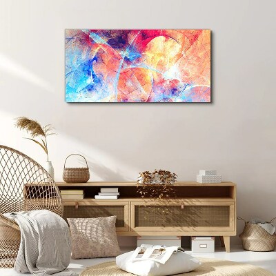 Abstract colors in motion Canvas wall art