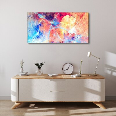Abstract colors in motion Canvas wall art