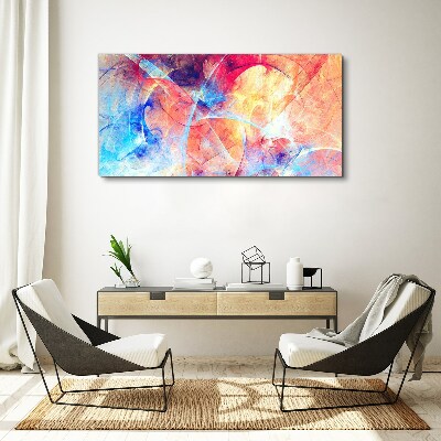 Abstract colors in motion Canvas wall art