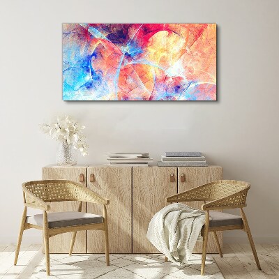Abstract colors in motion Canvas wall art
