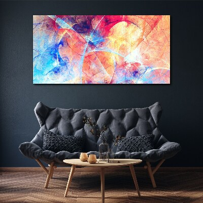 Abstract colors in motion Canvas wall art