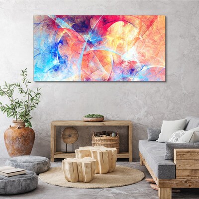 Abstract colors in motion Canvas wall art