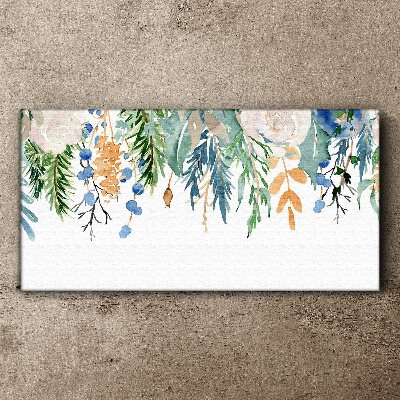 Flowers plants Canvas Wall art