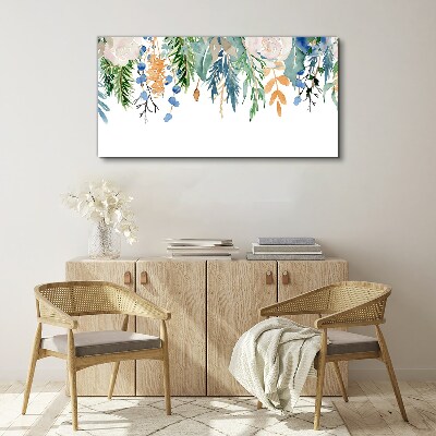 Flowers plants Canvas Wall art