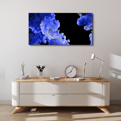 Sky with blue clouds Print on canvas