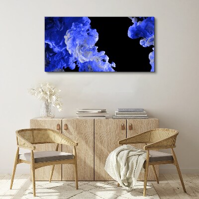 Sky with blue clouds Print on canvas
