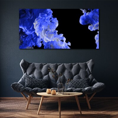 Sky with blue clouds Print on canvas