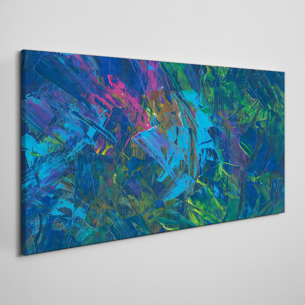 Colorful chaos of abstraction Print on canvas