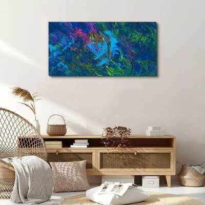 Colorful chaos of abstraction Print on canvas