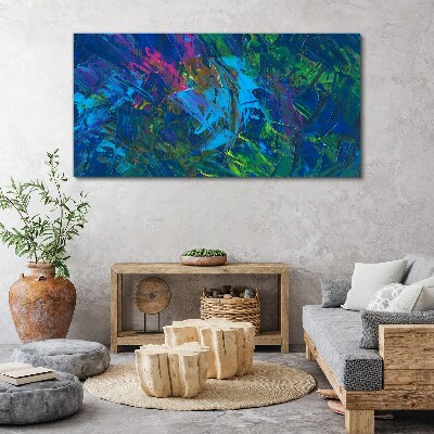 Colorful chaos of abstraction Print on canvas