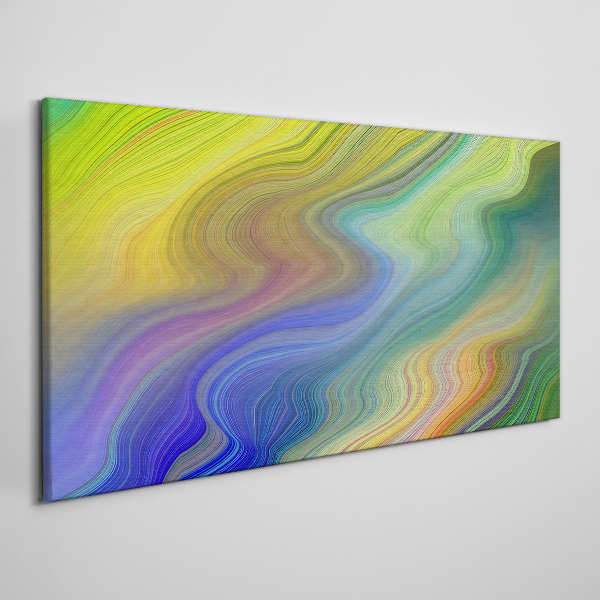 Colorful swirl of abstraction Print on canvas