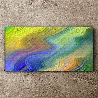 Colorful swirl of abstraction Print on canvas