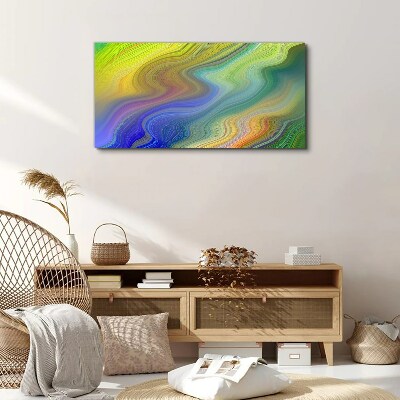 Colorful swirl of abstraction Print on canvas