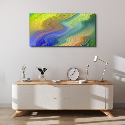 Colorful swirl of abstraction Print on canvas