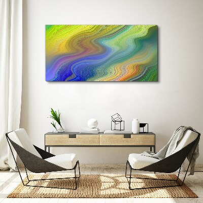 Colorful swirl of abstraction Print on canvas