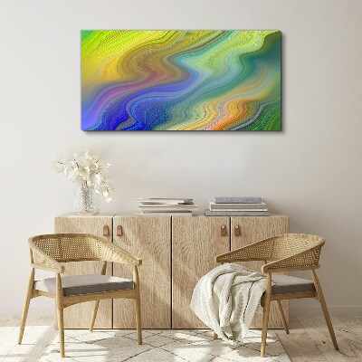 Colorful swirl of abstraction Print on canvas