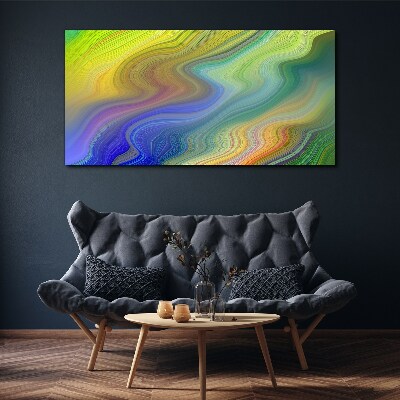 Colorful swirl of abstraction Print on canvas