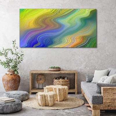 Colorful swirl of abstraction Print on canvas