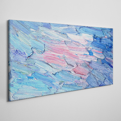 Pastel waves Print on canvas