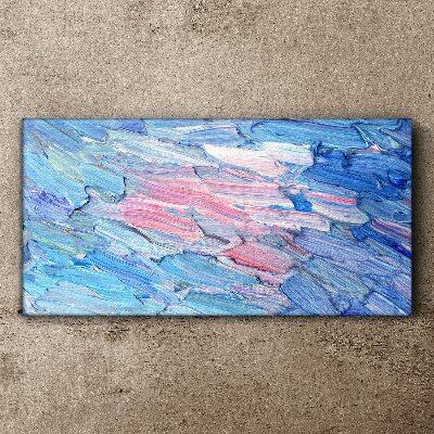 Pastel waves Print on canvas