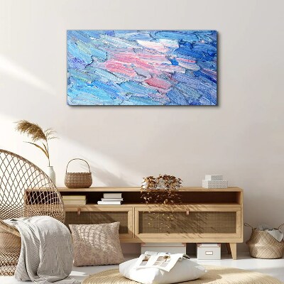 Pastel waves Print on canvas