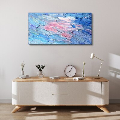 Pastel waves Print on canvas