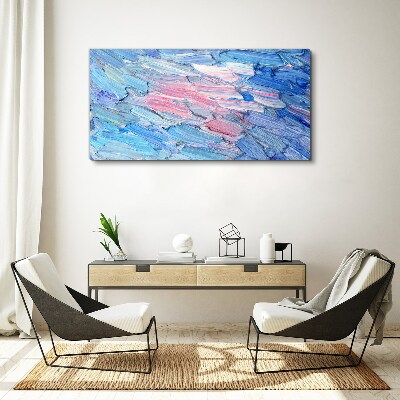 Pastel waves Print on canvas
