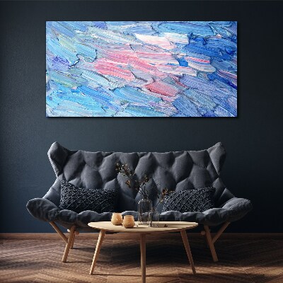 Pastel waves Print on canvas