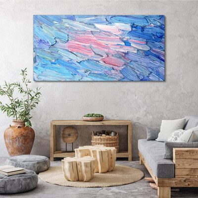 Pastel waves Print on canvas