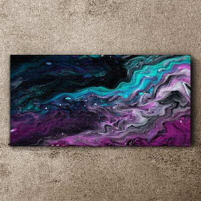 Waves of Color in Motion Canvas wall art